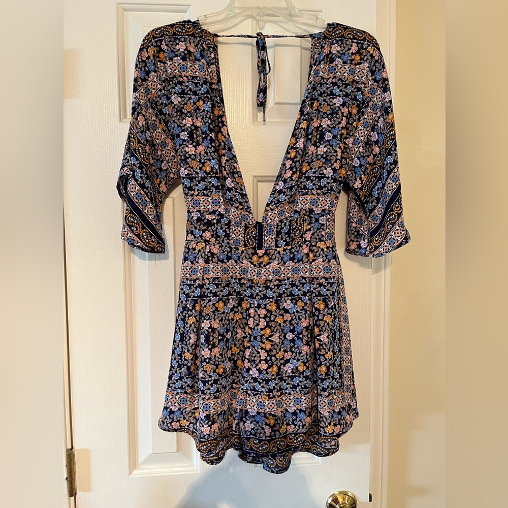 Lulu’s blue romper size medium